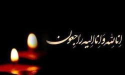 پیام تسلیت سازمان نصر مازندران به خانم دانش وآقای ملکی